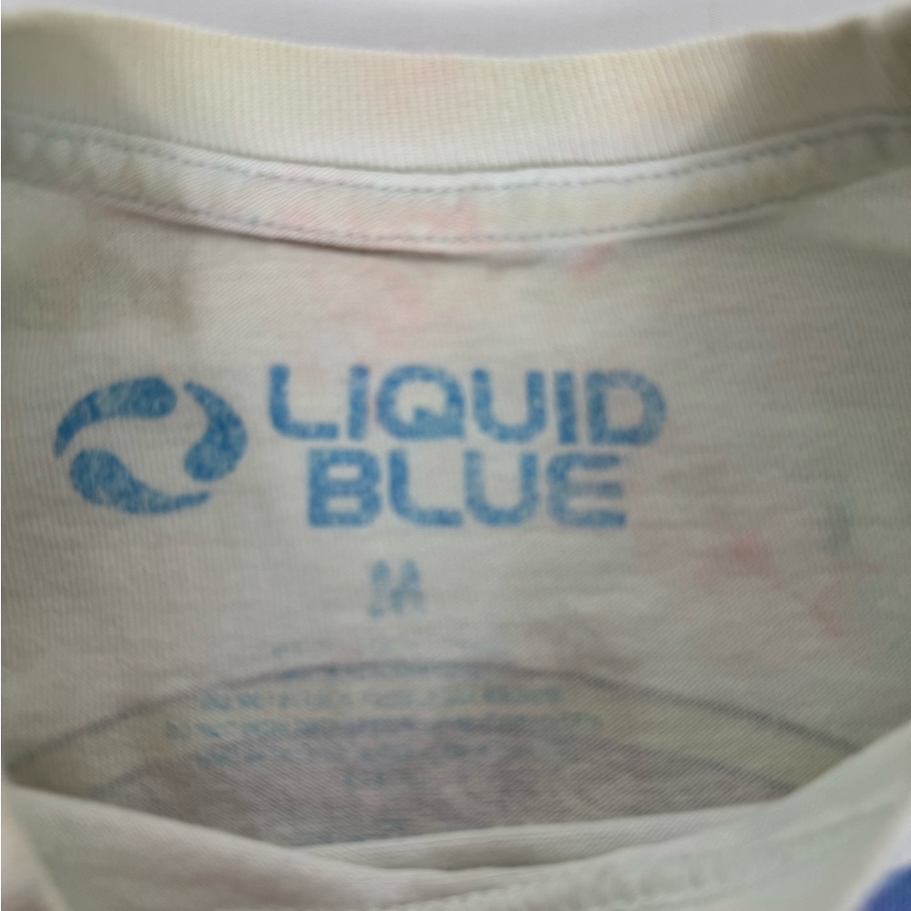 Vtg Grateful Dead T-Shirt Men’s M Liquid Blue Skeleton Genie Snake Tie‎ Dye 2000 - Picture 5 of 9